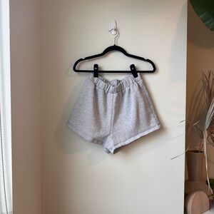 Princess Polly Grey Sweat Shorts size 4